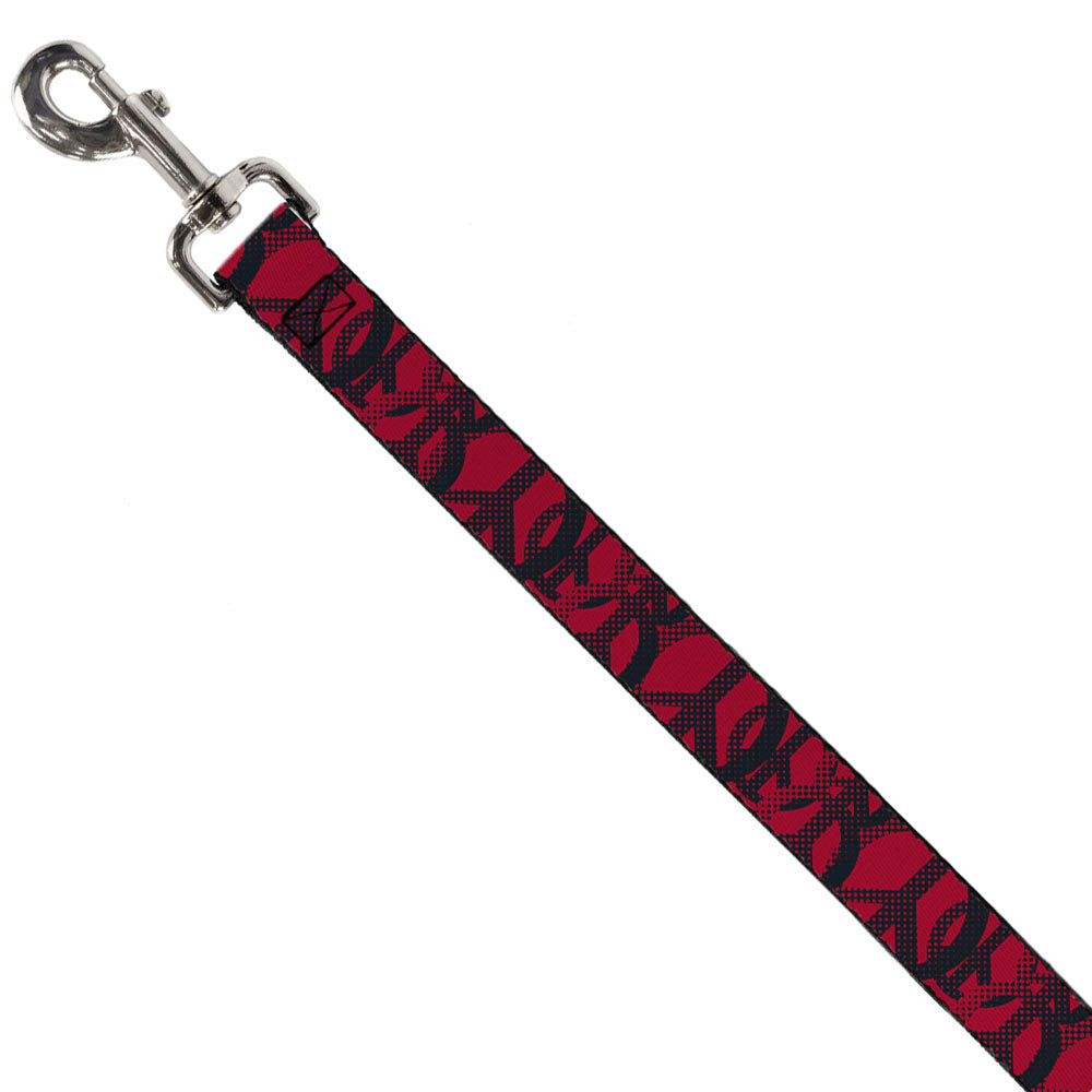 Dog Leash - Peace Dots Black/Fuchsia Dog Leashes Buckle-Down