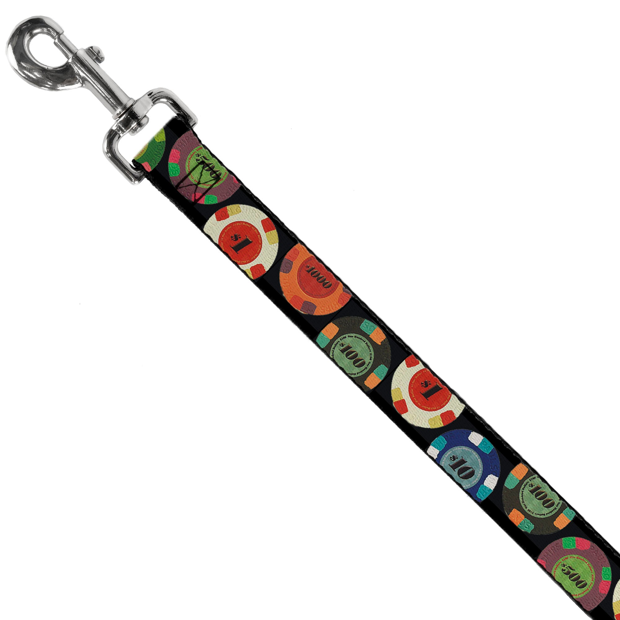 Dog Leash - Poker Chips 2 Dog Leashes Buckle-Down