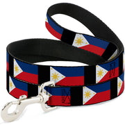 Dog Leash - Philippines Flags Dog Leashes Buckle-Down