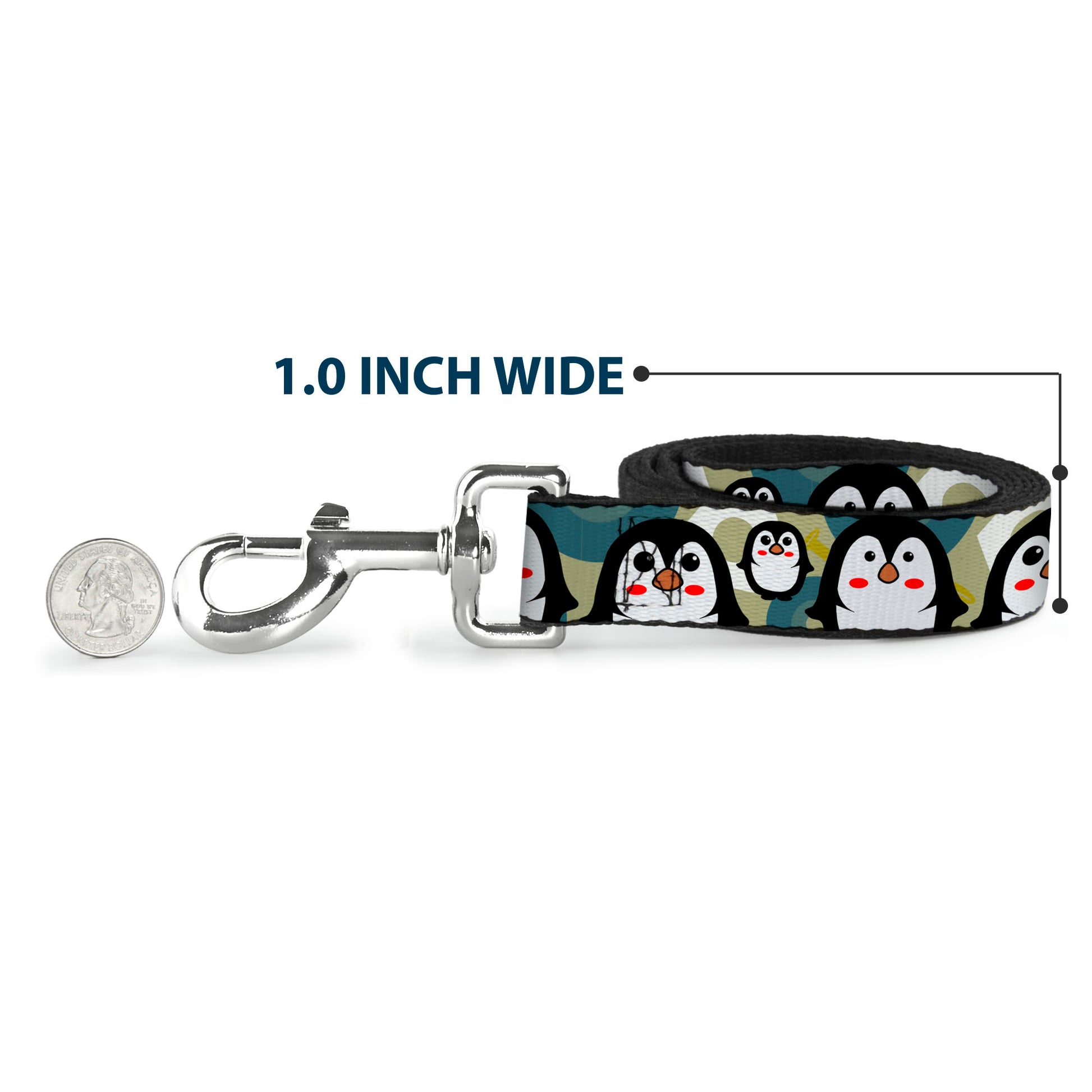 Dog Leash - Penguin Cartoon Dog Leashes Buckle-Down