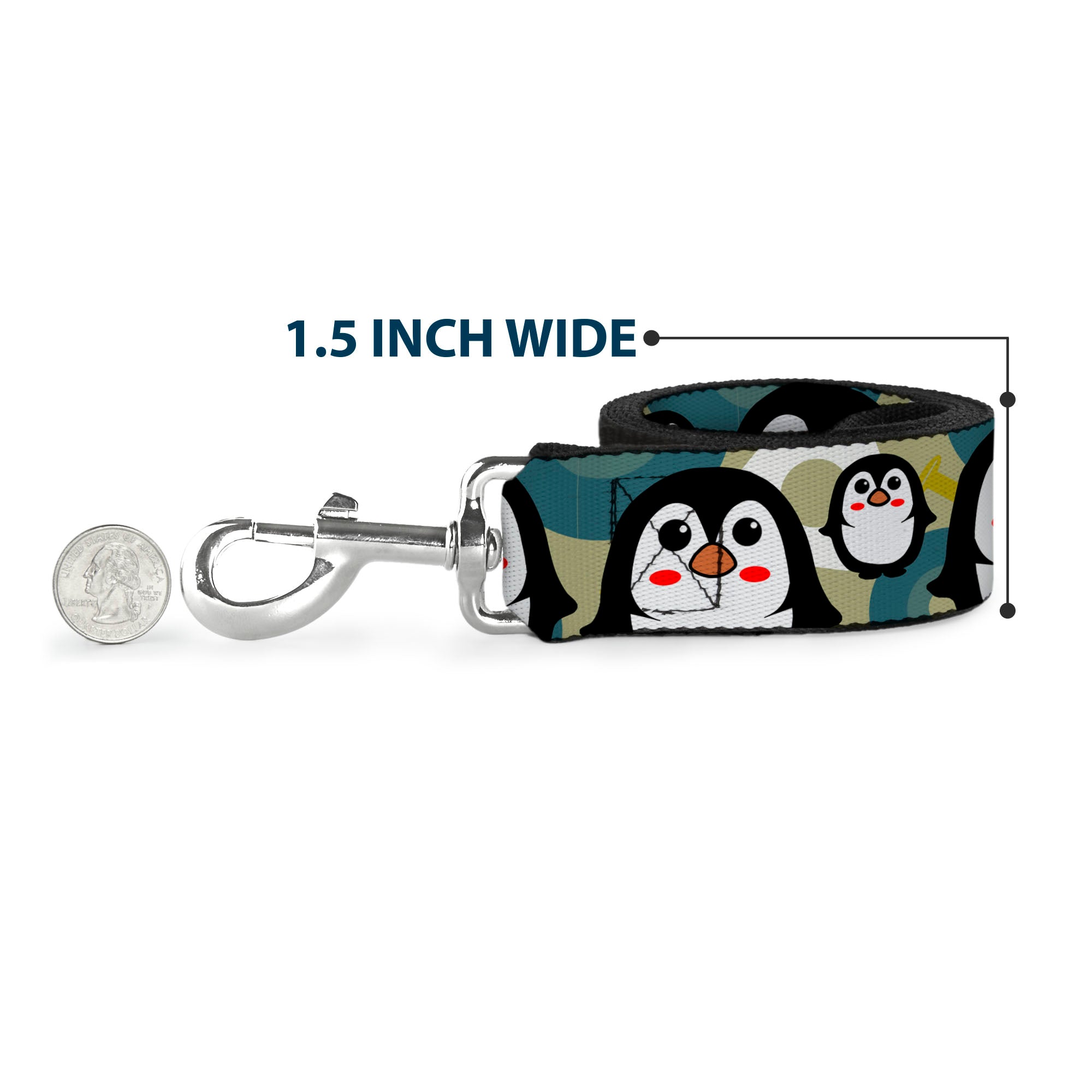 Dog Leash - Penguin Cartoon Dog Leashes Buckle-Down