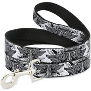 Dog Leash - Phoenix Shield White Dog Leashes Buckle-Down