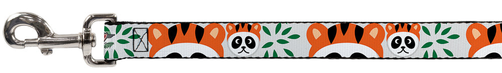 Dog Leash - Panda w/Tiger Hat Dog Leashes Buckle-Down