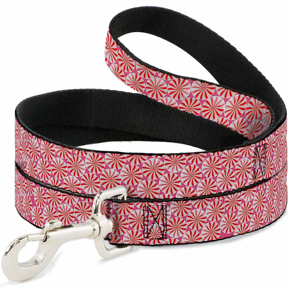 Dog Leash - Peppermint Candies Dog Leashes Buckle-Down