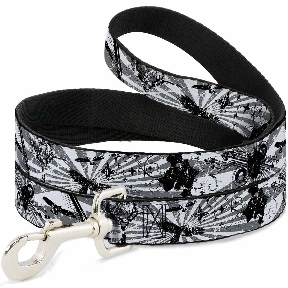 Dog Leash - Rising Sun White/Gray Dog Leashes Buckle-Down