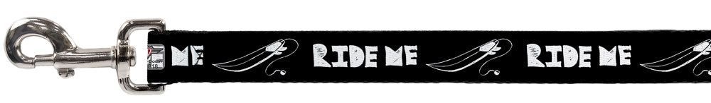 Dog Leash - RIDE ME Surfboard Black/White Dog Leashes Buckle-Down