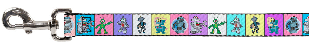 Dog Leash - Robots Pastel Blocks Dog Leashes Buckle-Down