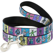 Dog Leash - Robots Pastel Blocks Dog Leashes Buckle-Down