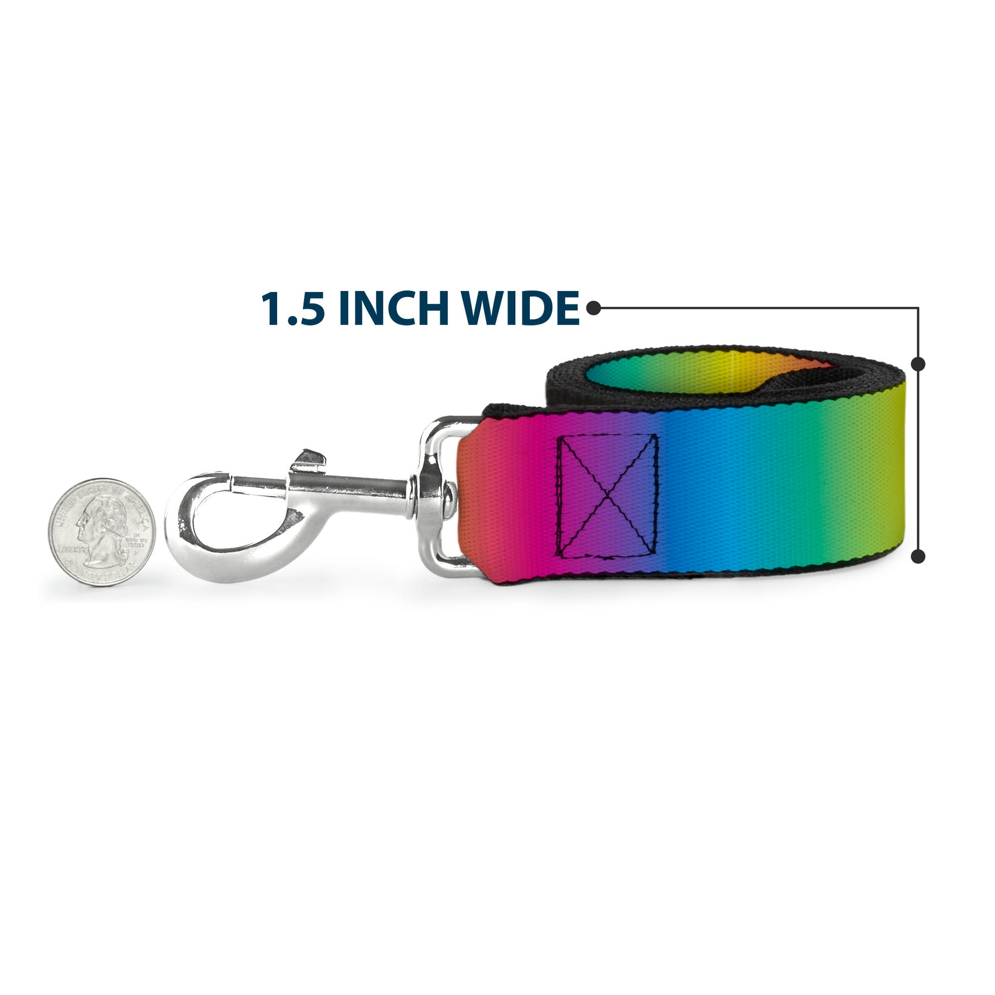 Dog Leash - Rainbow Ombre Dog Leashes Buckle-Down