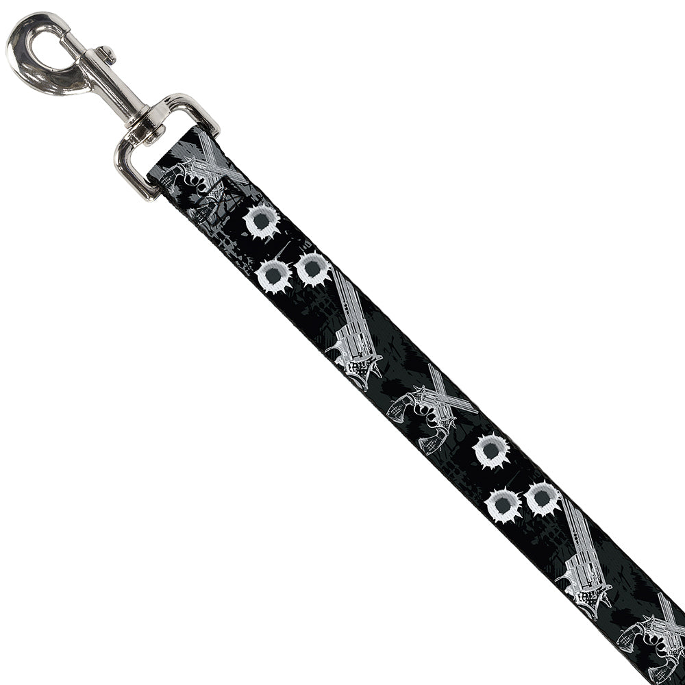 Buckle-Down Dog Leash - Revolvers Black/Gray Dog Leashes Buckle-Down