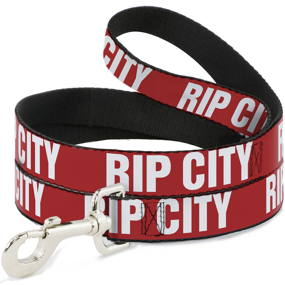 Dog Leash - RIP CITY Red/White Dog Leashes Buckle-Down