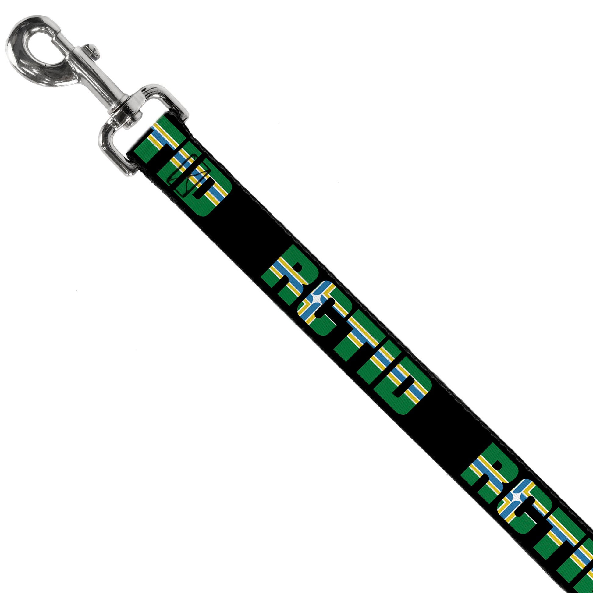 Dog Leash - RCTID Black/Portland Flag Dog Leashes Buckle-Down