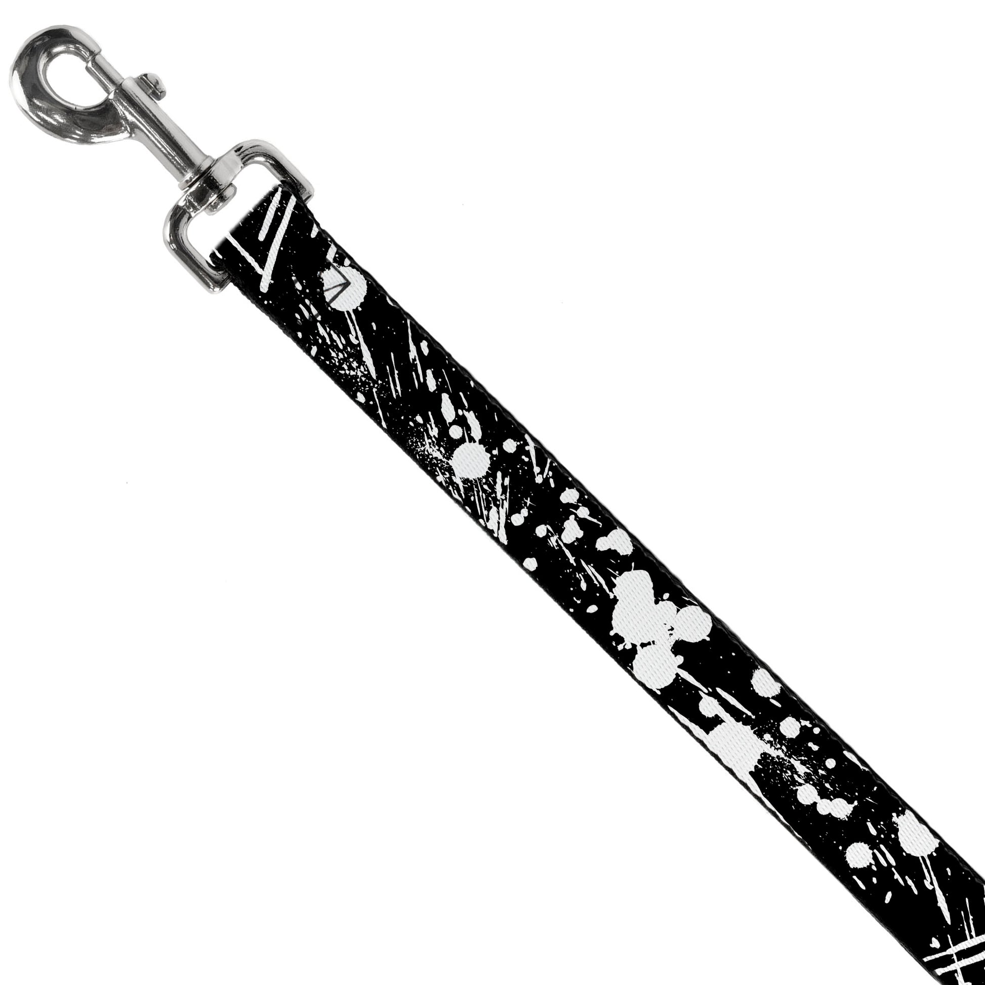 Dog Leash - Splatter Black/White Dog Leashes Buckle-Down