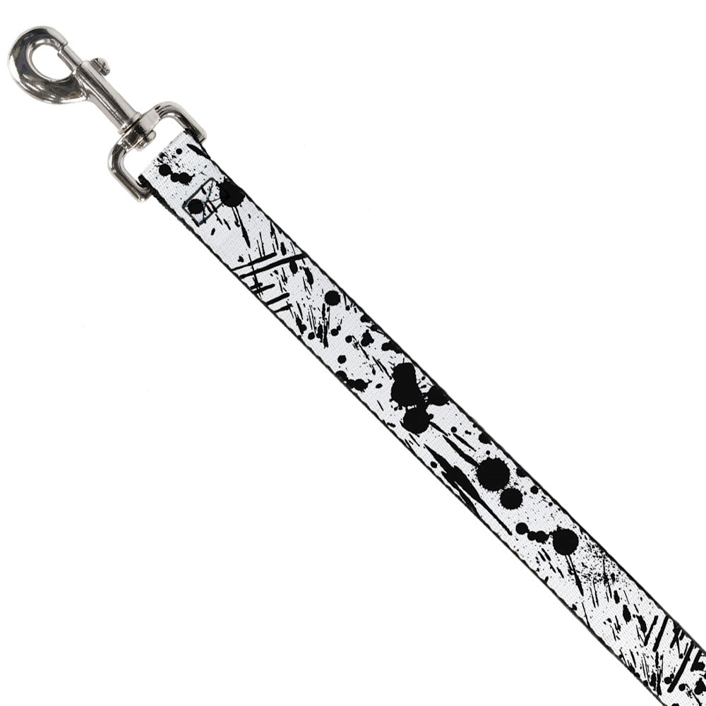 Dog Leash - Splatter White/Black Dog Leashes Buckle-Down