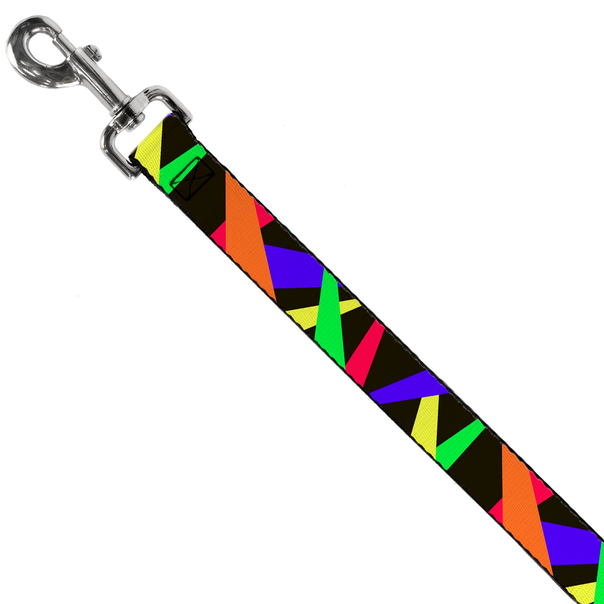 Dog Leash - Spotlight Black/Multi Neon Dog Leashes Buckle-Down