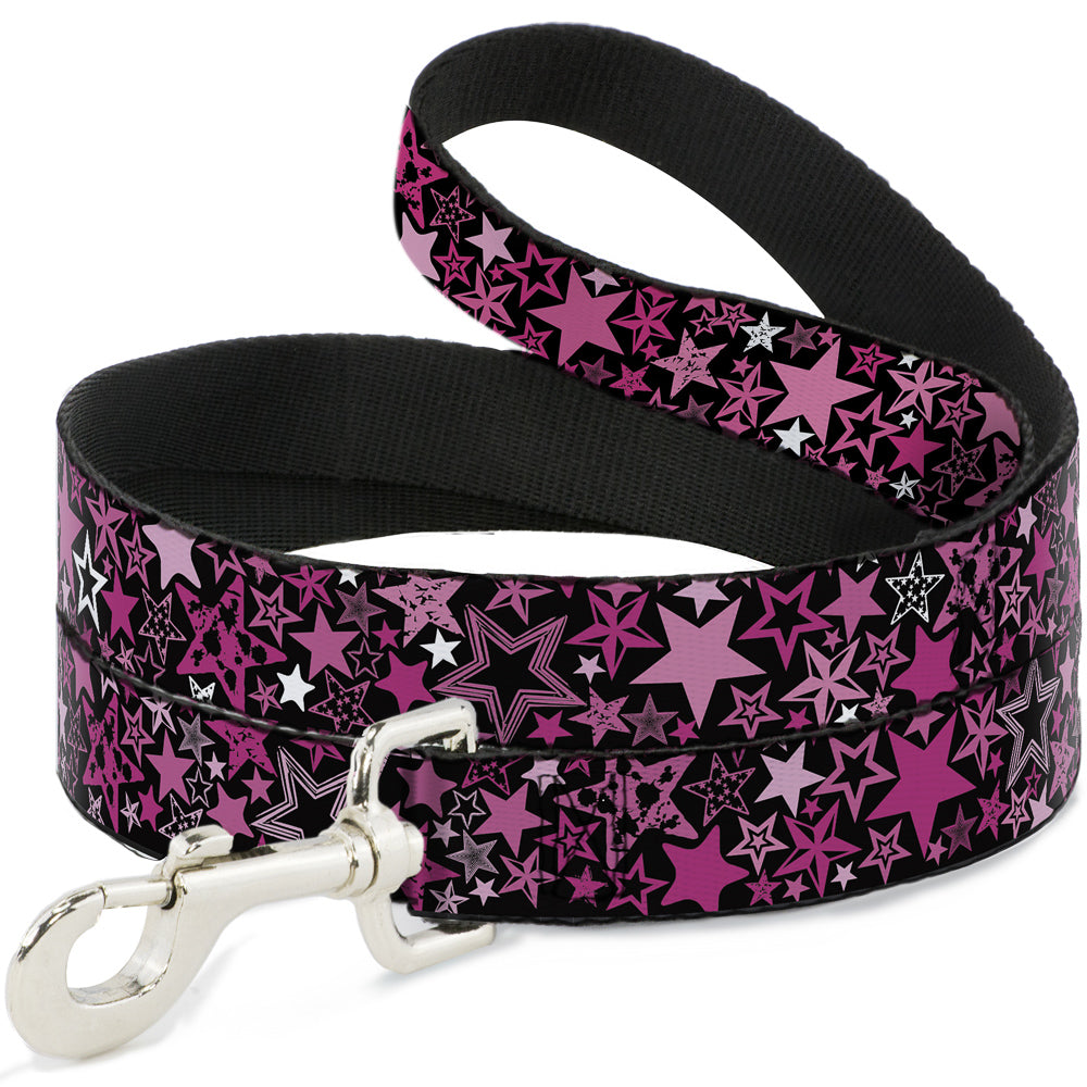 Dog Leash - Stargazer Black/Pink Dog Leashes Buckle-Down