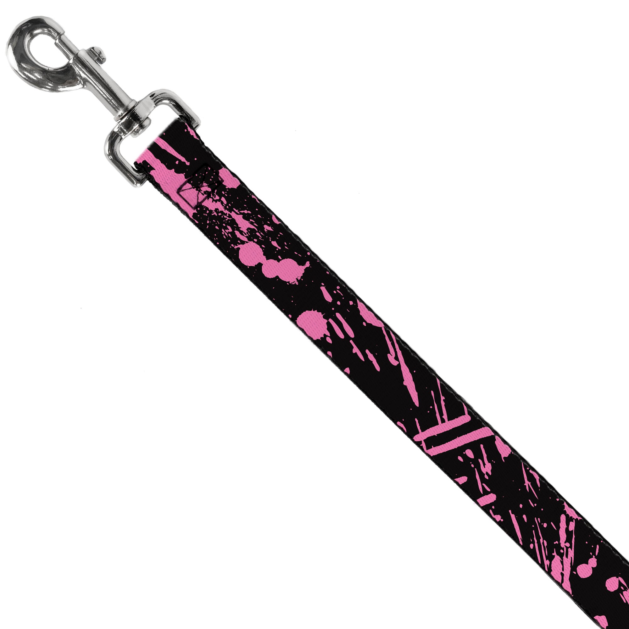 Dog Leash - Splatter Black/Pink Dog Leashes Buckle-Down