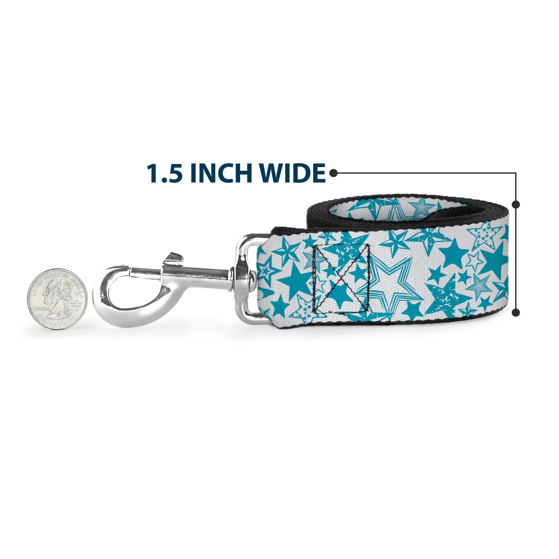 Dog Leash - Stargazer White/Blue Dog Leashes Buckle-Down