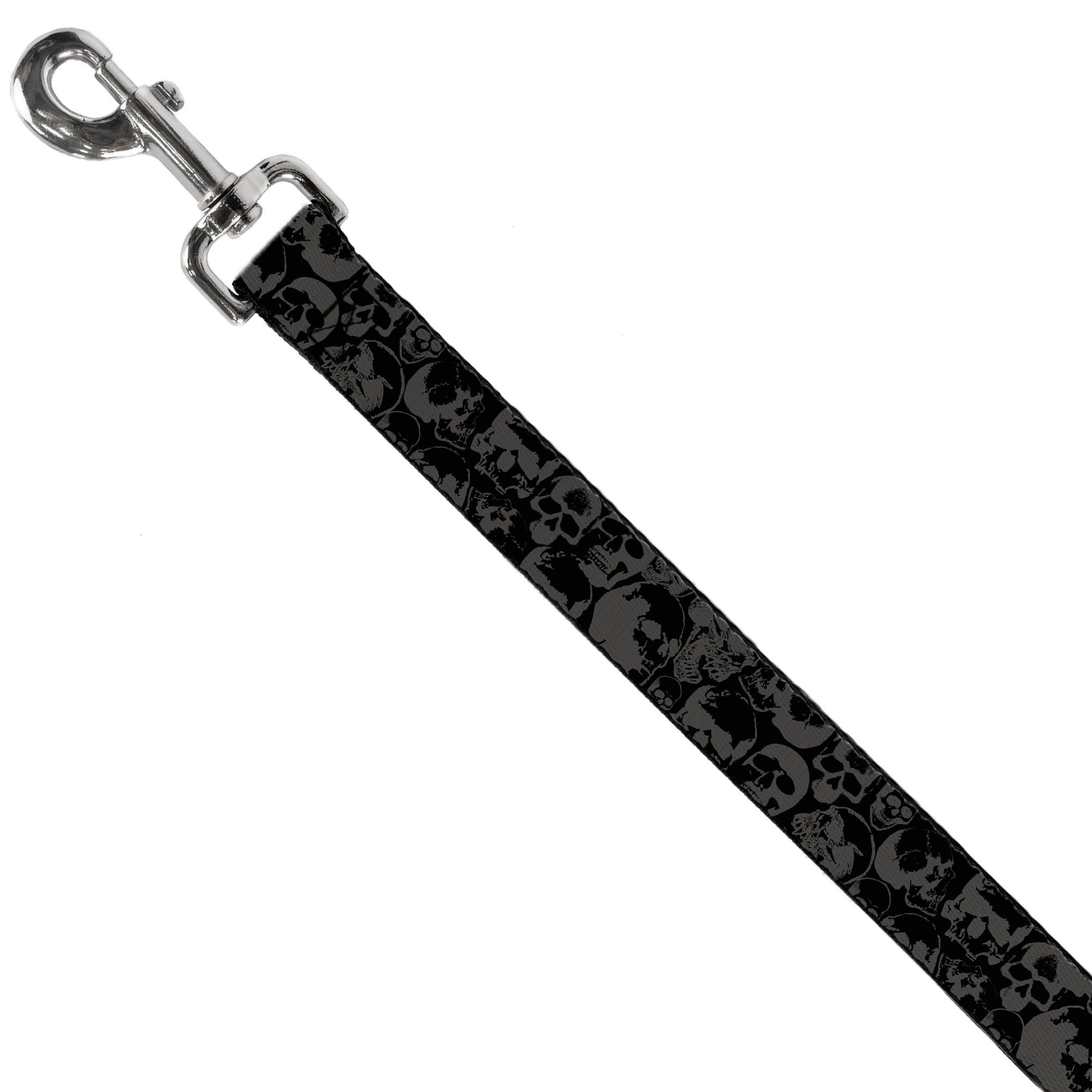 Dog Leash - Skull Pile Black/Gray Dog Leashes Buckle-Down