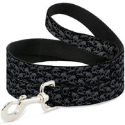 Dog Leash - Skull Yard Black/Gray Dog Leashes Buckle-Down