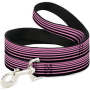 Dog Leash - Stripe Transition Black/Pink Dog Leashes Buckle-Down