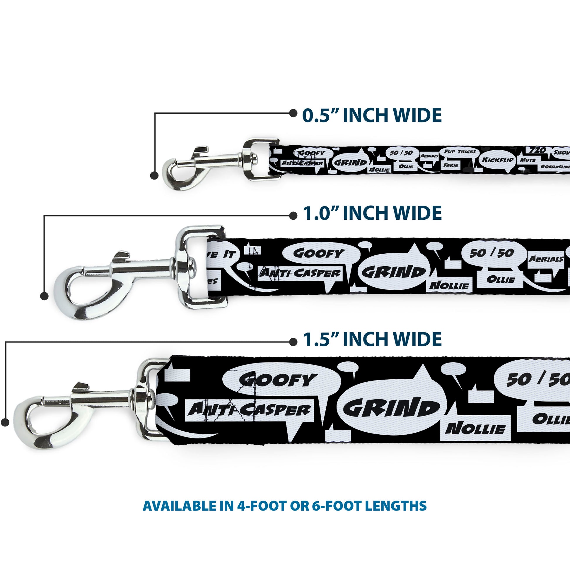 Dog Leash - Skater Bubbles Dog Leashes Buckle-Down