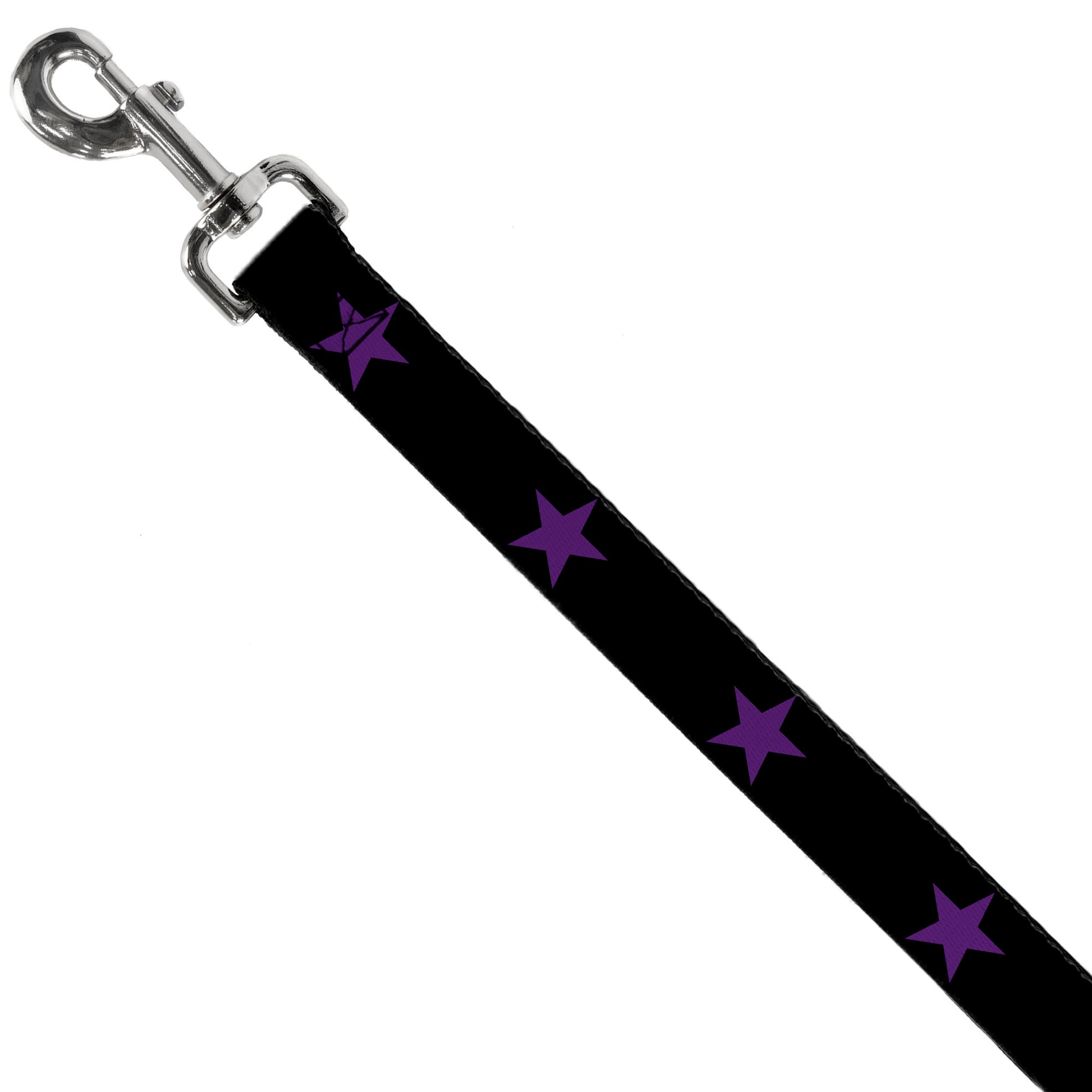 Dog Leash - Star Black/Purple Dog Leashes Buckle-Down