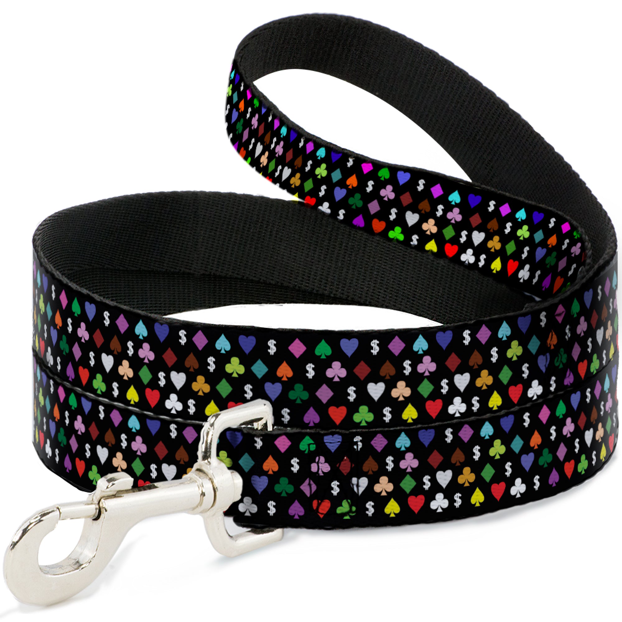 Dog Leash - Suits $$$ Black/Multi Color Dog Leashes Buckle-Down