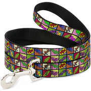 Dog Leash - Sound Effect Checkers Multi Color Dog Leashes Buckle-Down