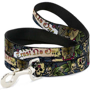 Dog Leash - Trust No One Gray Dog Leashes Buckle-Down