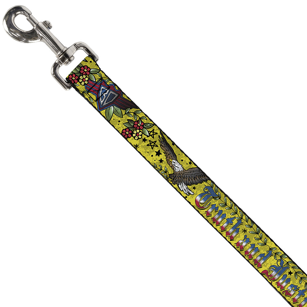 Dog Leash - Truth and Justice Yellow Dog Leashes Buckle-Down