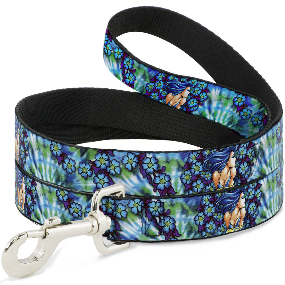 Dog Leash - TJ-Blue Hair Dog Leashes Tattoo Johnny