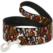 Dog Leash - TJ-Butterfly Girl Dog Leashes Tattoo Johnny
