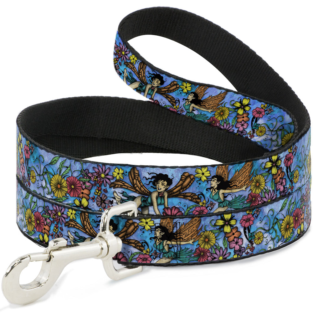Dog Leash - TJ-Flower Fairy Dog Leashes Tattoo Johnny