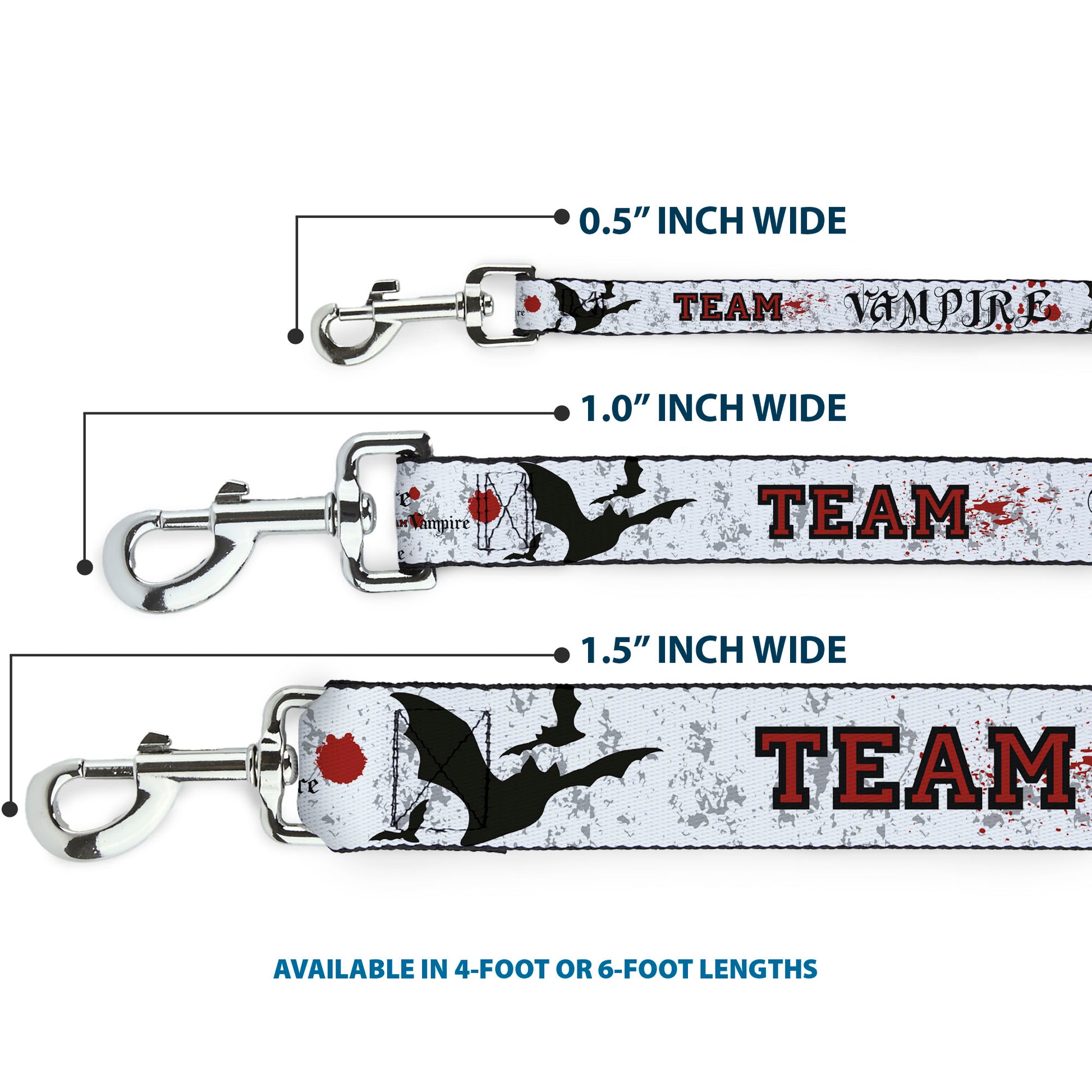 Dog Leash - Team Vampire Dog Leashes Buckle-Down