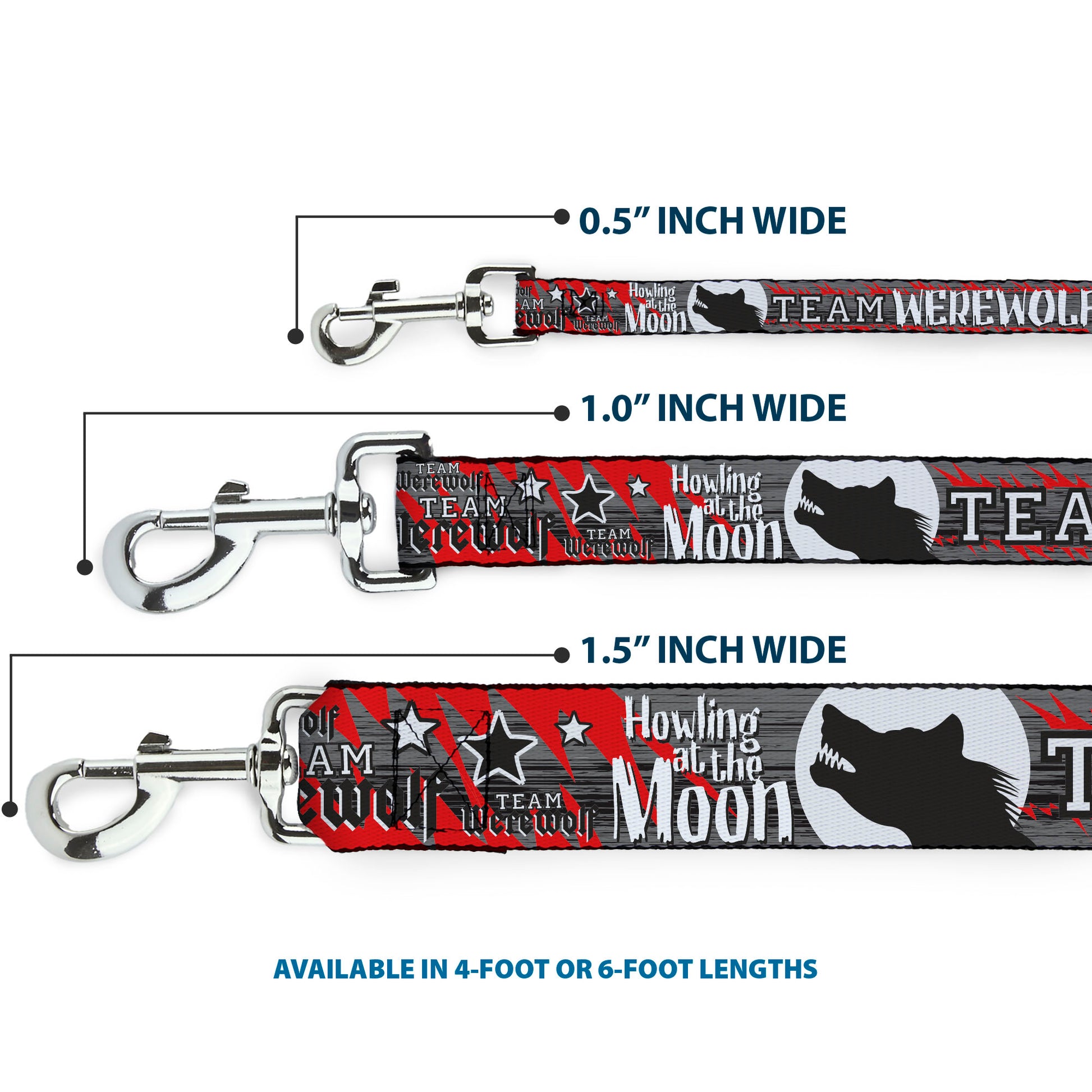 Dog Leash - Team Werewolf Dog Leashes Buckle-Down