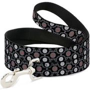 Dog Leash - Tapestry 1 Black Dog Leashes Buckle-Down