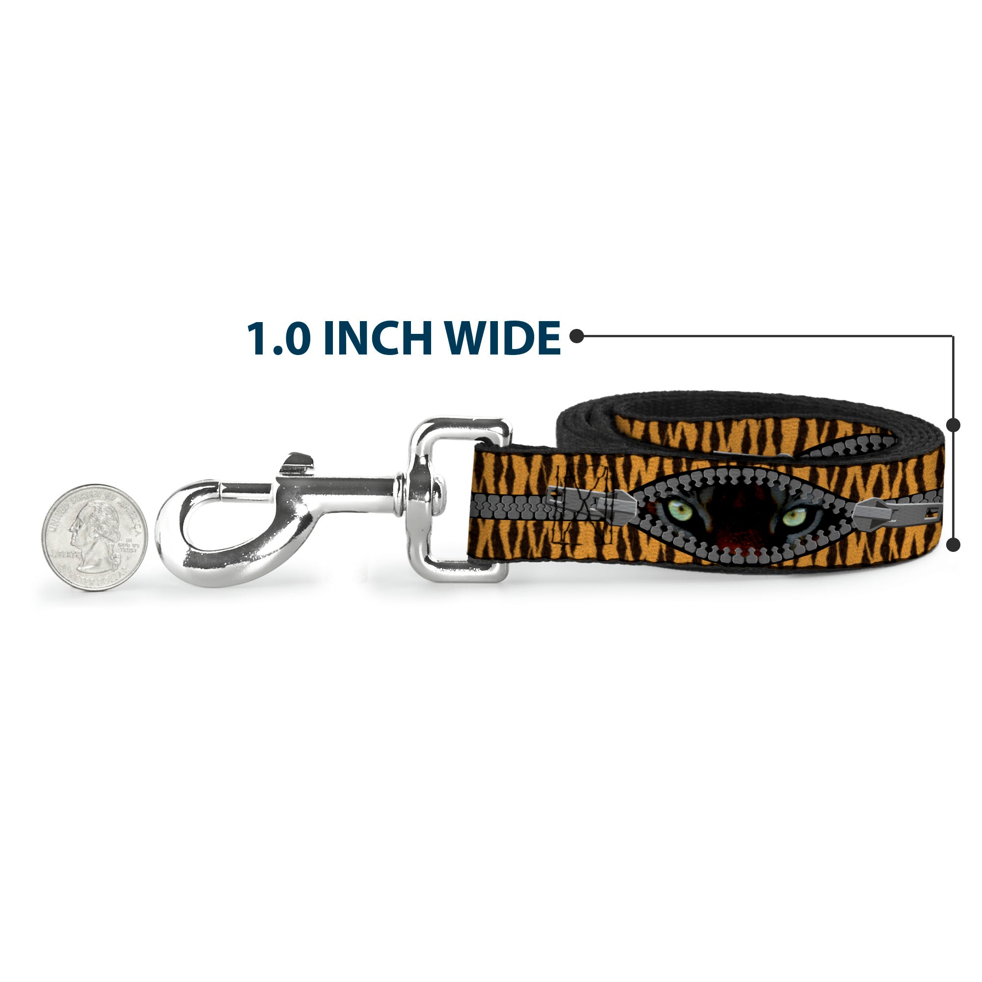 Dog Leash - Tiger Eyes Dog Leashes Buckle-Down