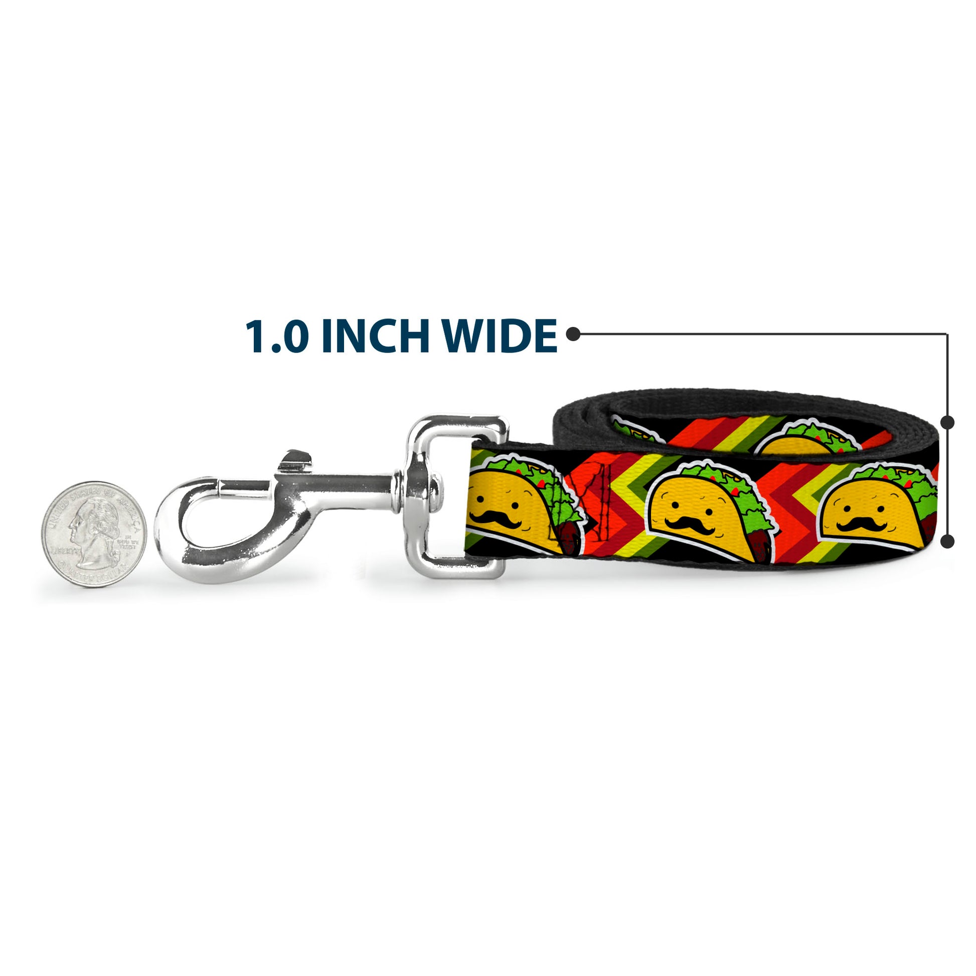 Dog Leash - Taco Man Dog Leashes Buckle-Down