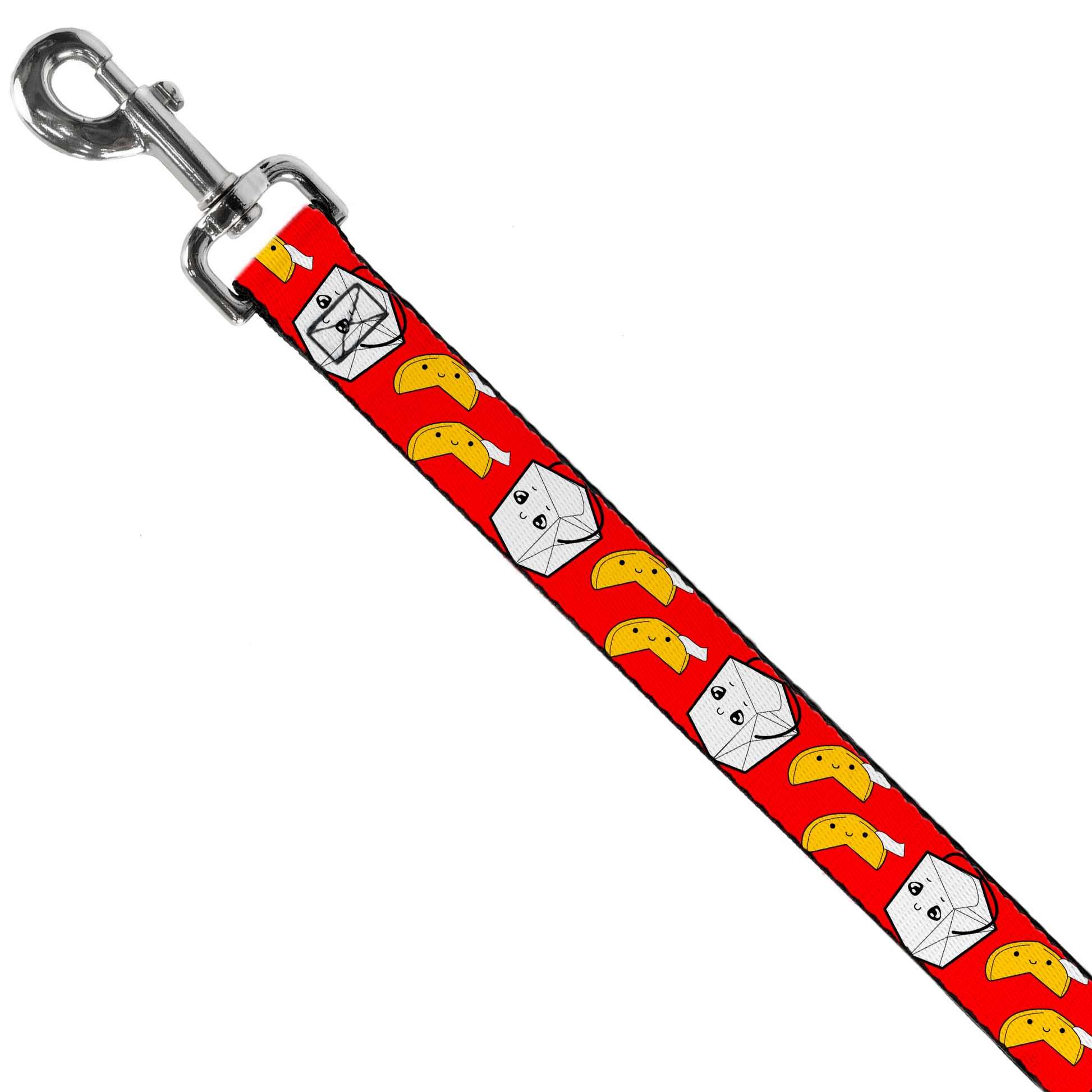 Dog Leash - Take Out/Fortune Cookies Red Dog Leashes Buckle-Down