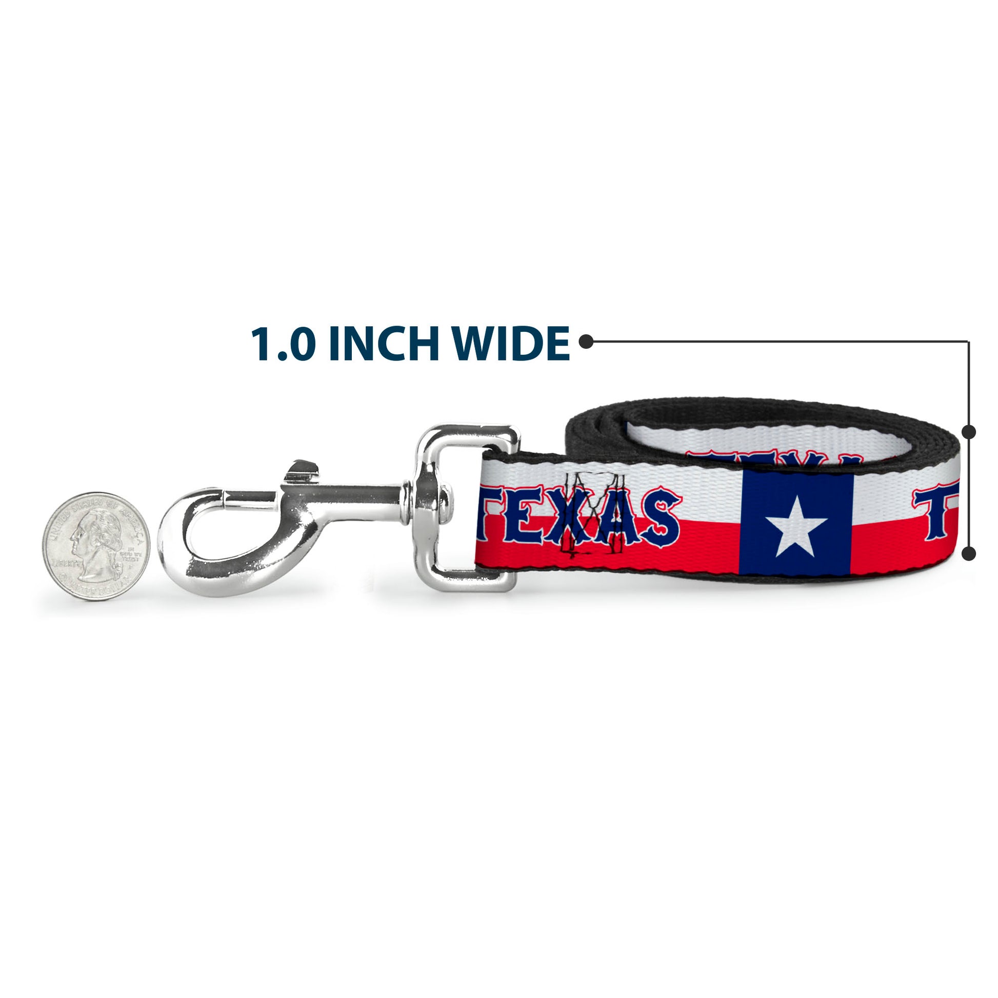 Dog Leash - Texas Flag/TEXAS Dog Leashes Buckle-Down