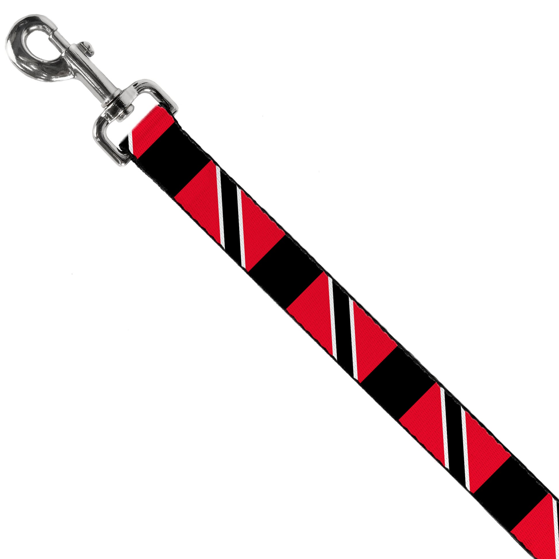 Dog Leash - Trinidad & Tobago Flags/Black Block Dog Leashes Buckle-Down