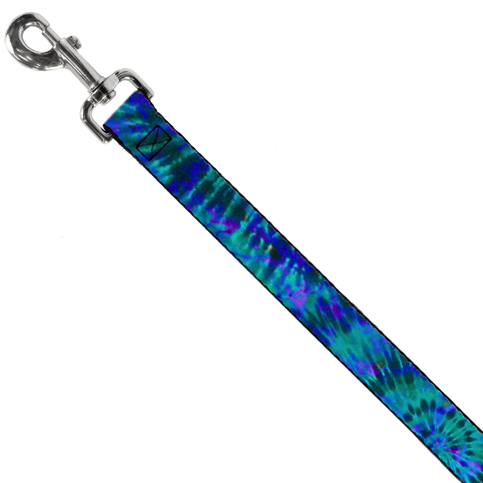 Dog Leash - Tie Dye Green/Blue/Purple Dog Leashes Buckle-Down