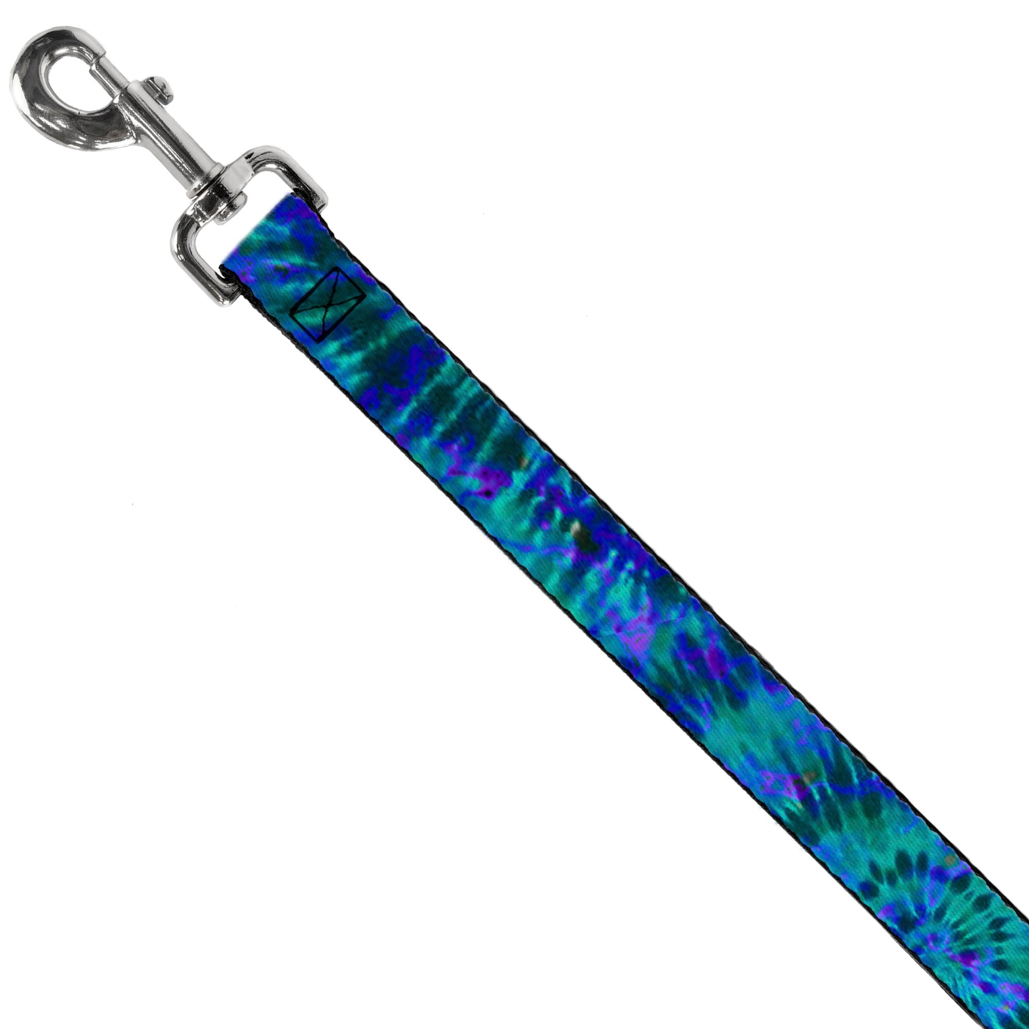 Dog Leash - Tie Dye Green/Blue/Purple Dog Leashes Buckle-Down