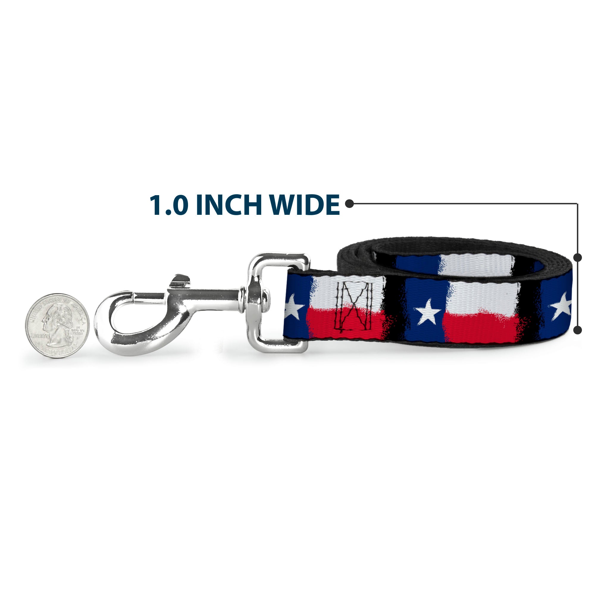 Dog Leash - Texas Flag Painting Dog Leashes Buckle-Down