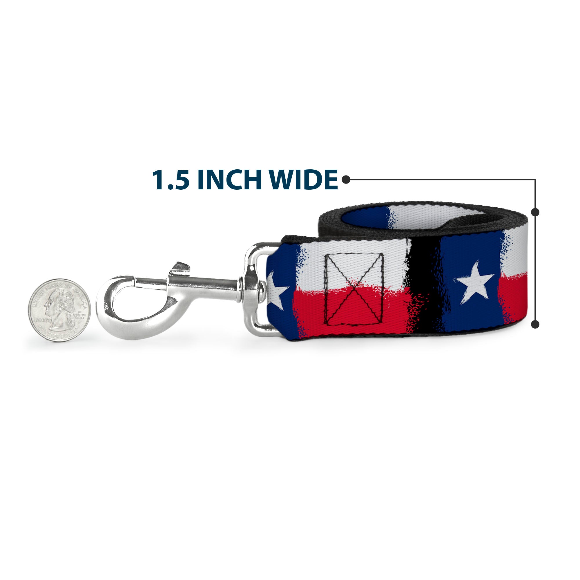 Dog Leash - Texas Flag Painting Dog Leashes Buckle-Down