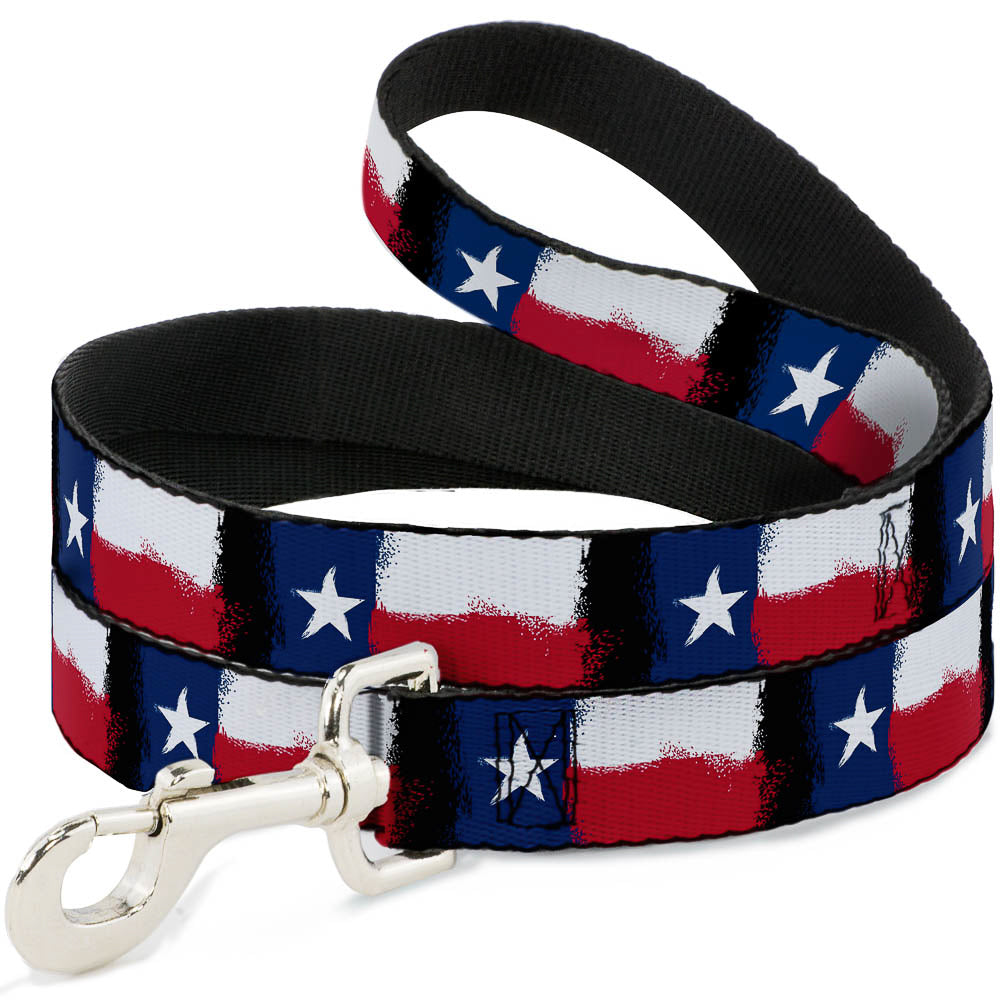 Dog Leash - Texas Flag Painting Dog Leashes Buckle-Down