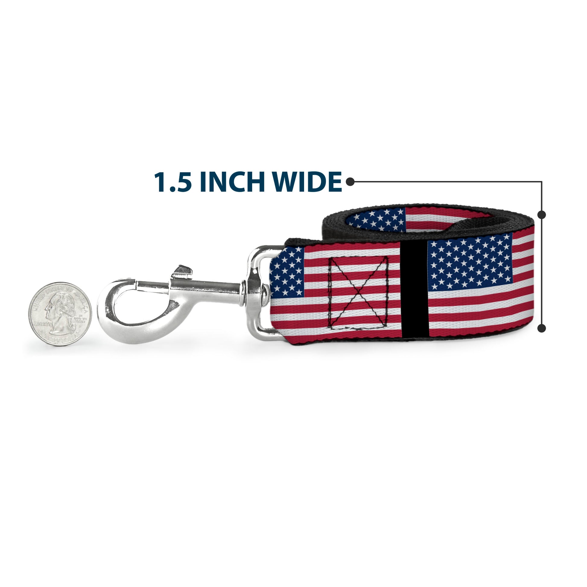 Dog Leash - United States Flags Dog Leashes Buckle-Down