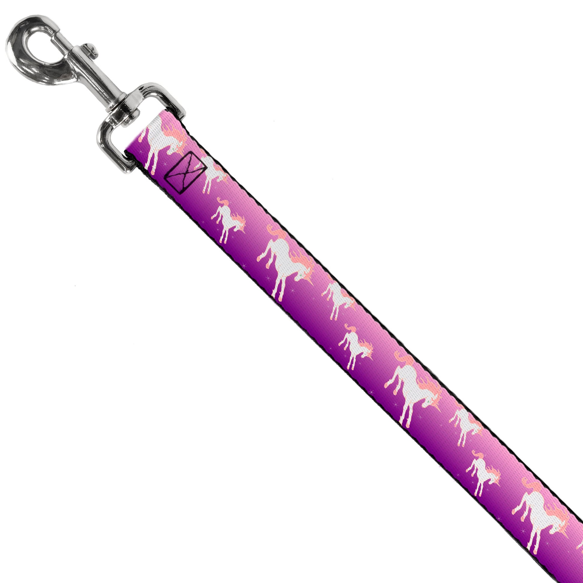 Dog Leash - Unicorn Sparkles Purple/Pink Dog Leashes Buckle-Down