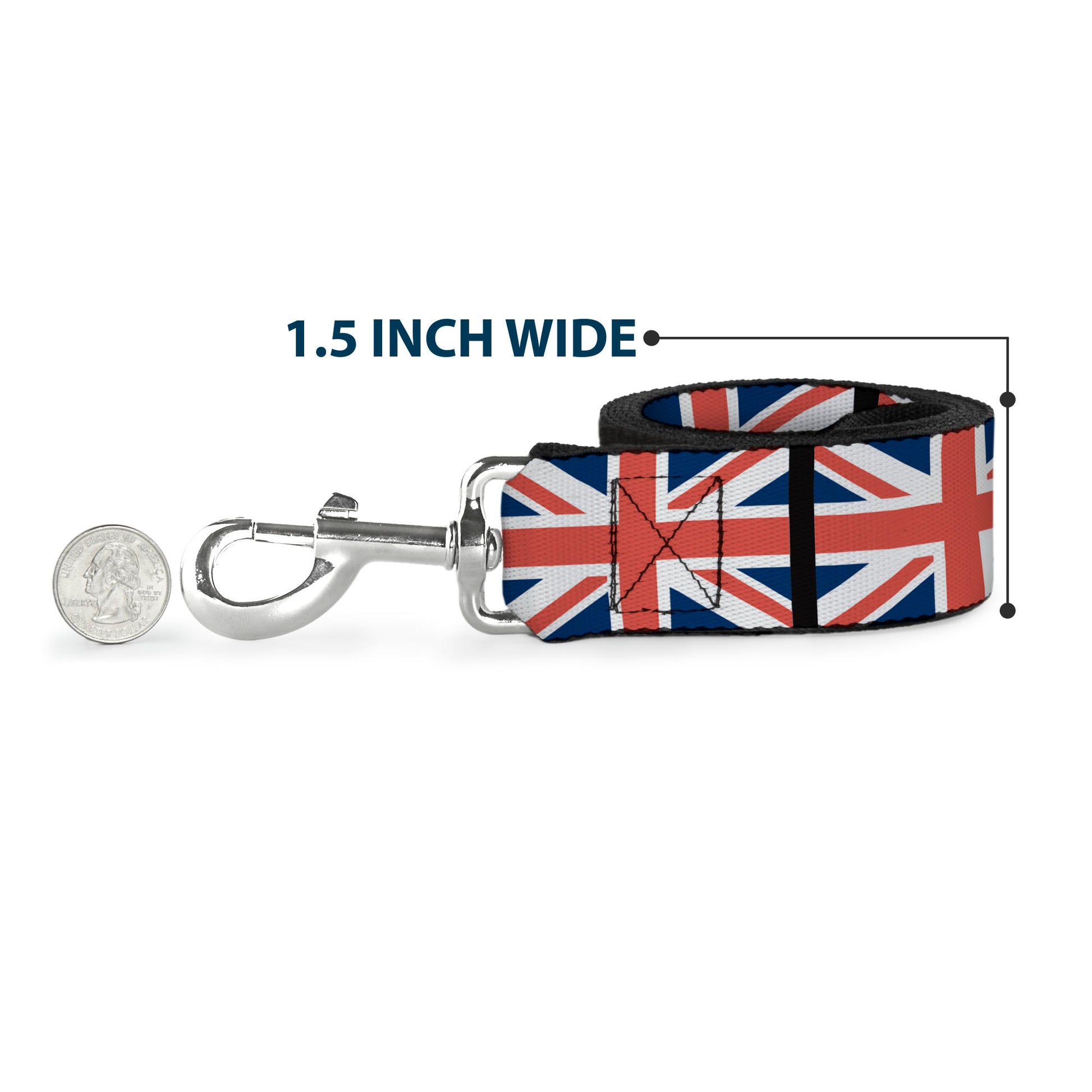 Dog Leash - United Kingdom Flags Dog Leashes Buckle-Down